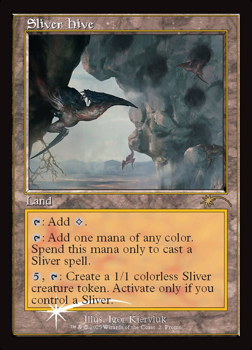 Sliver Hive - Retro Frame (Foil)
