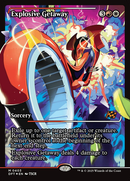 Explosive Getaway - Full Art - Showcase - Inverted (Foil)