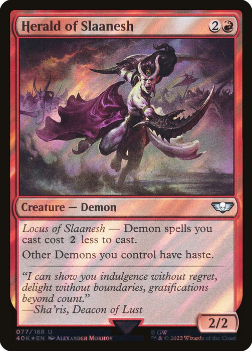 Herald of Slaanesh - Surge Foil (Foil)
