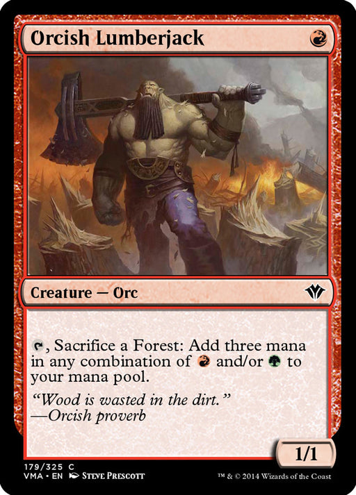 Orcish Lumberjack (Foil)