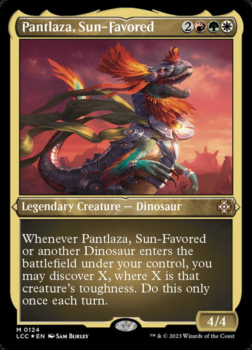Pantlaza, Sun-Favored - Etched - Inverted - Legendary - Etched (Foil)