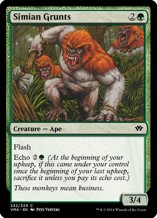 Simian Grunts (Foil)