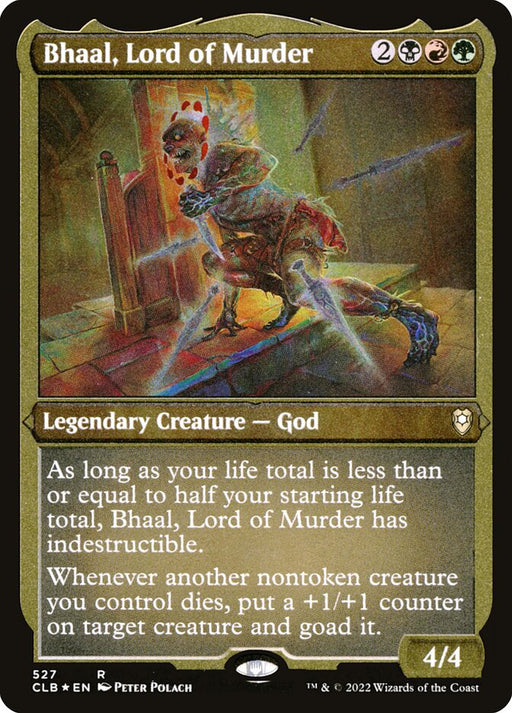 Bhaal, Lord of Murder - Etched - Inverted - Legendary - Etched (Foil)