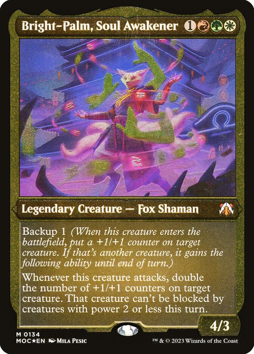 Bright-Palm, Soul Awakener - Etched - Inverted - Legendary - Etched (Foil)