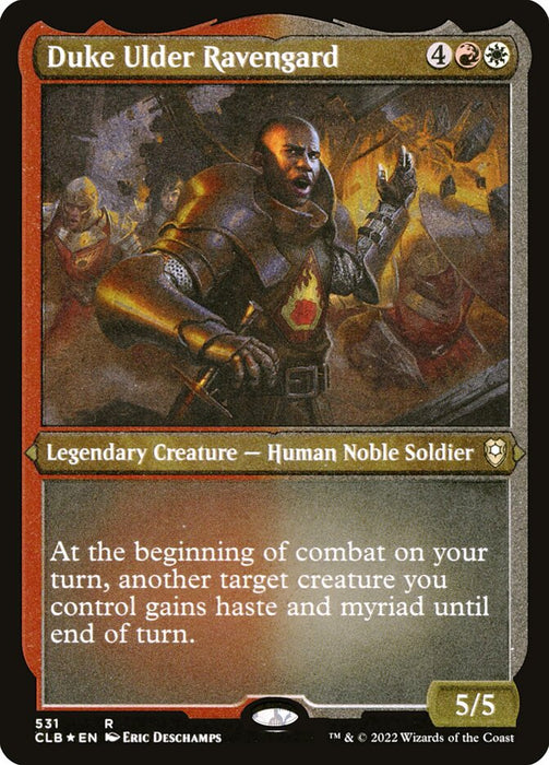 Duke Ulder Ravengard - Etched - Inverted - Legendary - Etched (Foil)