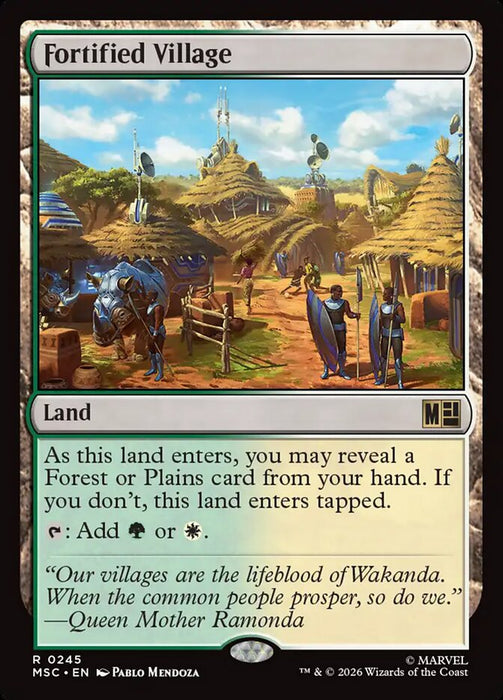 Fortified Village - Surge Foil