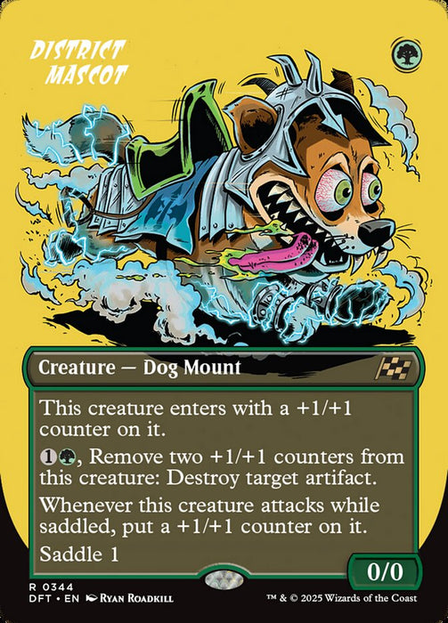 District Mascot - Borderless - Inverted (Foil)