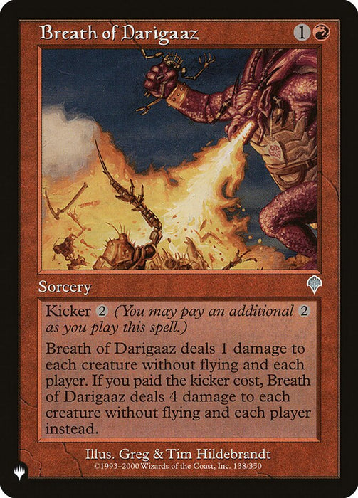 Breath of Darigaaz - Retro Frame