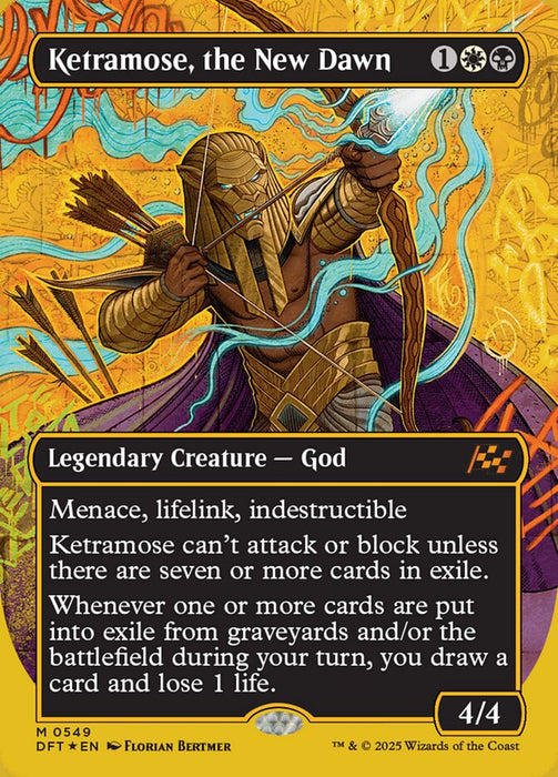 Ketramose, the New Dawn - Borderless - Legendary - Inverted (Foil)