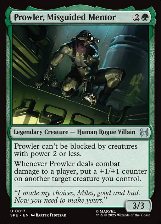 Prowler, Misguided Mentor - Legendary (Foil)