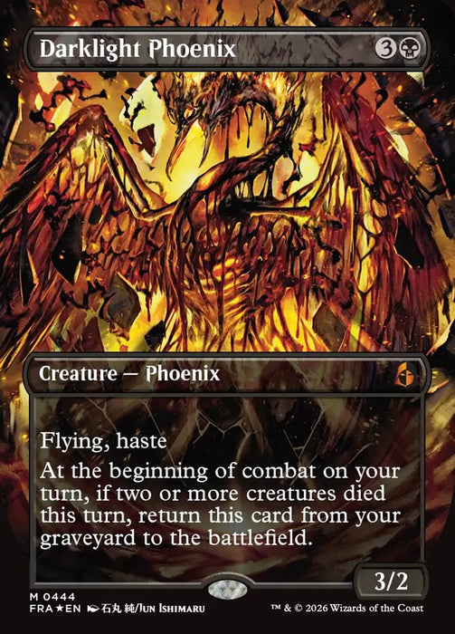 Darklight Phoenix - Borderless (Foil)