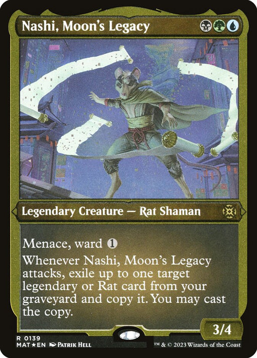 Nashi, Moon's Legacy - Etched - Inverted - Legendary - Etched (Foil)
