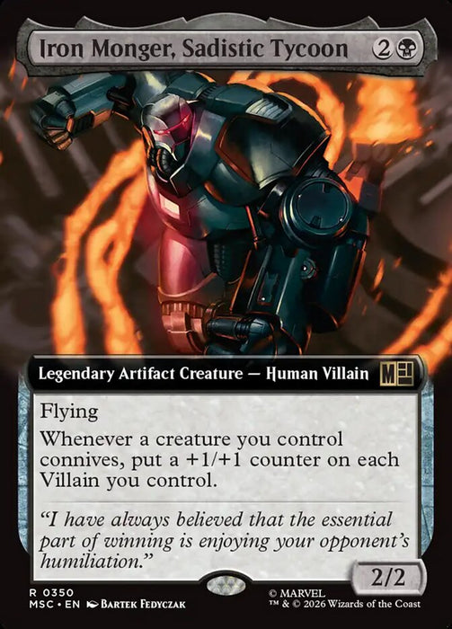 Iron Monger, Sadistic Tycoon - Extended Art - Legendary