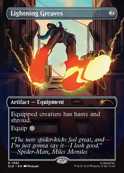 Lightning Greaves - Borderless - Full Art - Inverted
