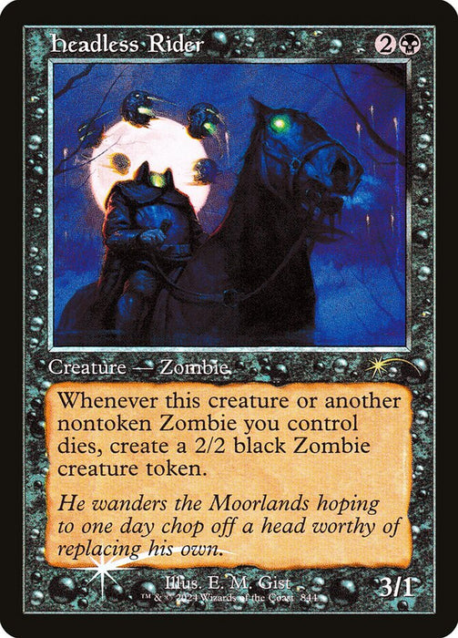 Headless Rider - Retro Frame (Foil)
