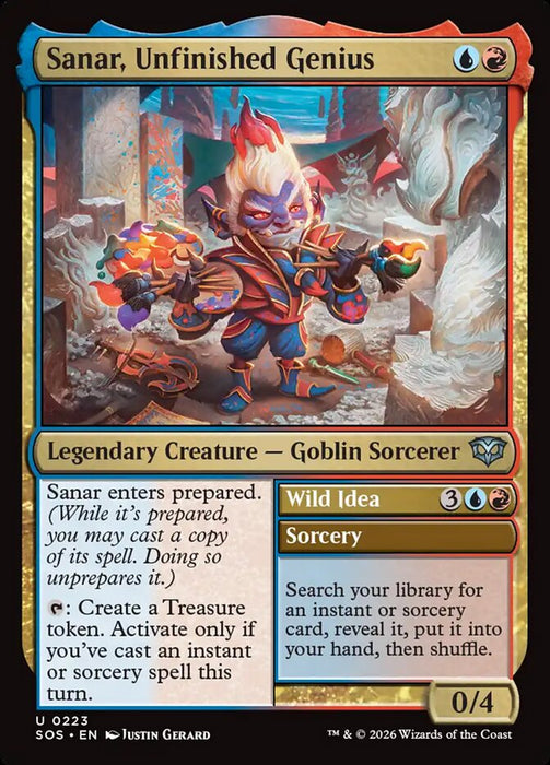 Sanar, Unfinished Genius // Wild Idea - Legendary (Foil)