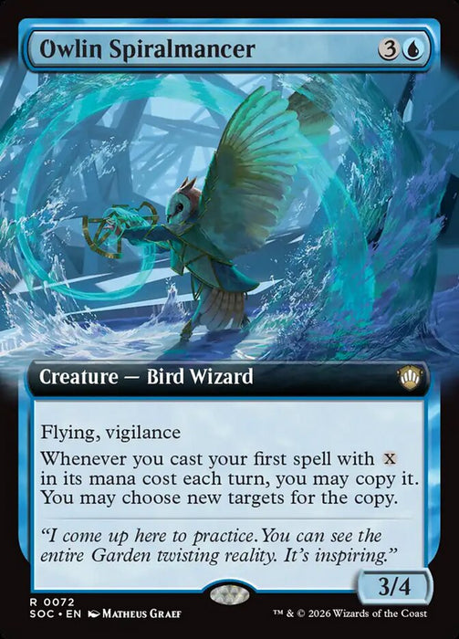 Owlin Spiralmancer - Extended Art