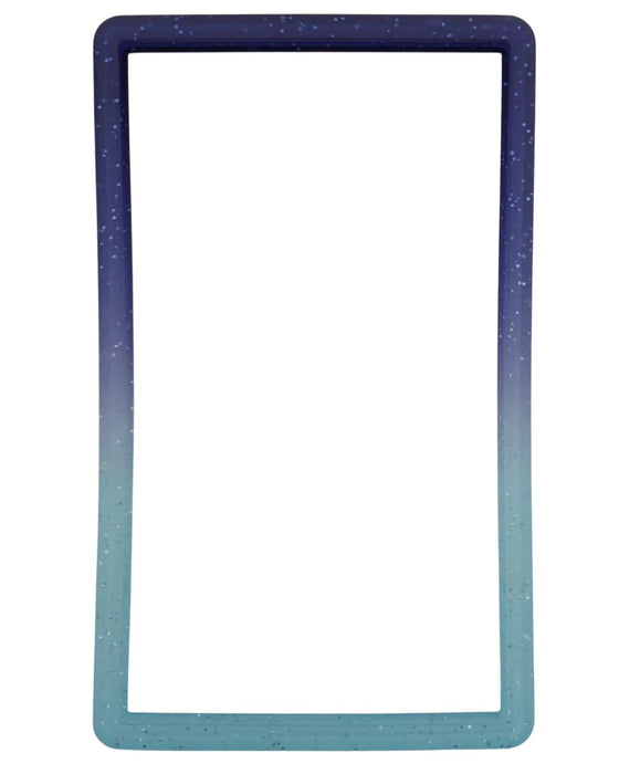EVORETRO Bumper Graded Slab PSA - Gradient Light Blue Dark Blue Glitter