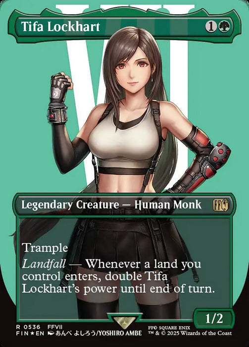 Tifa Lockhart - Borderless - Full Art - Inverted - Legendary - Surge Foil (Foil)