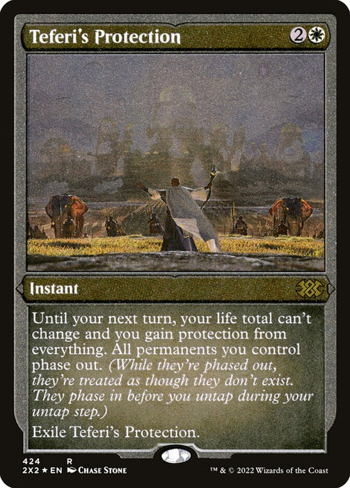 Teferi's Protection - Etched - Inverted - Etched (Foil)