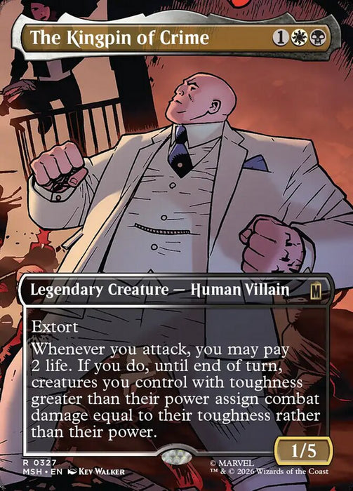 The Kingpin of Crime - Borderless - Inverted - Legendary