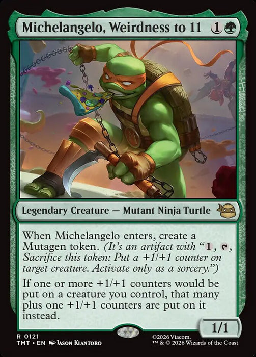 Michelangelo, Weirdness to 11 - Legendary