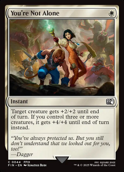 You're Not Alone (Foil)
