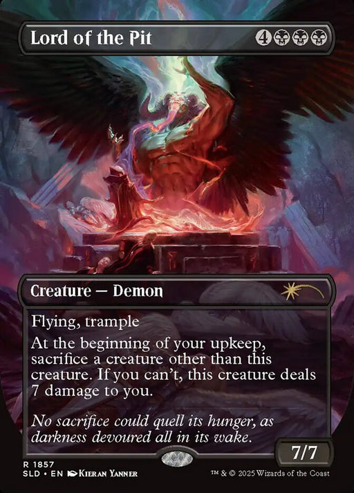 Lord of the Pit - Borderless - Full Art - Inverted