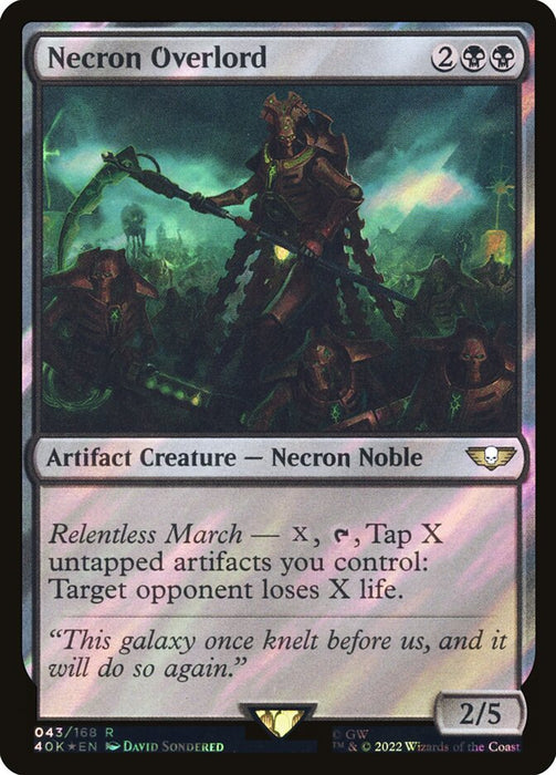 Necron Overlord - Surge Foil (Foil)