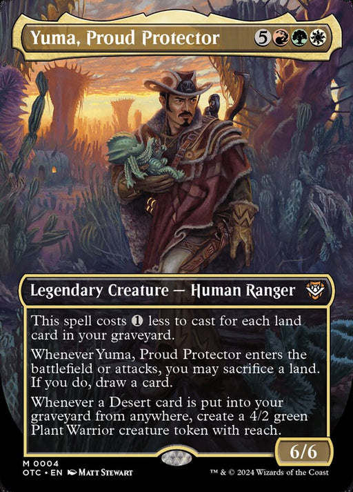 Yuma, Proud Protector - Borderless - Full Art - Inverted - Legendary (Foil)