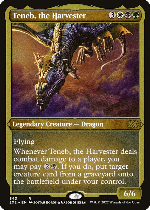 Teneb, the Harvester - Etched - Inverted - Legendary - Etched (Foil)