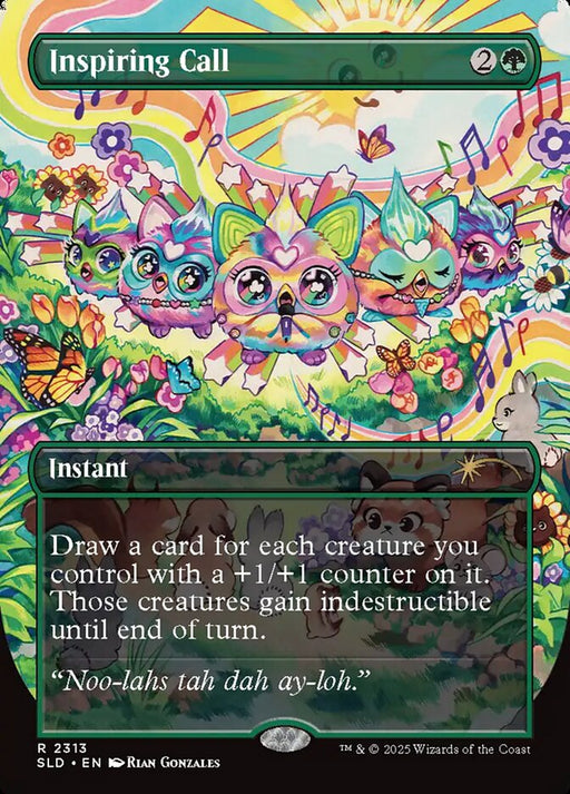 Inspiring Call - Borderless - Full Art - Inverted (Foil)