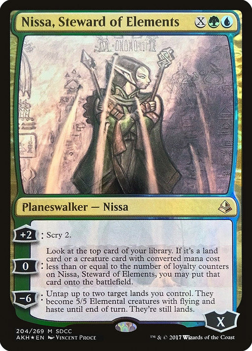 Nissa, Steward of Elements (Foil)