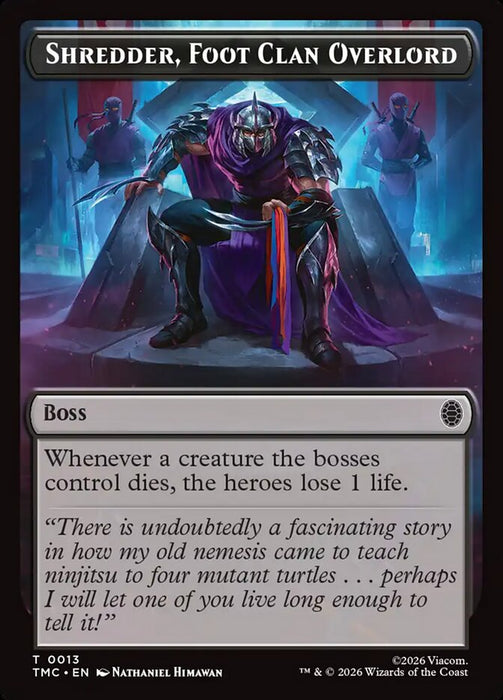 Shredder, Foot Clan Overlord (Foil)