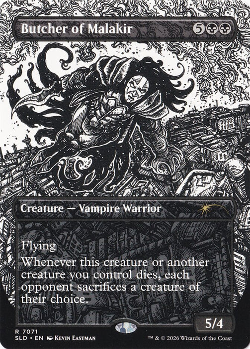 Butcher of Malakir - Borderless - Inverted (Foil)