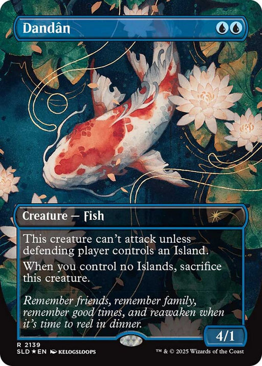 Dandân - Borderless - Full Art - Inverted (Foil)