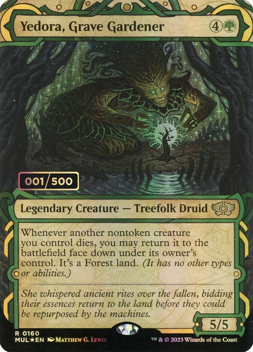 Yedora, Grave Gardener - Borderless - Legendary - Showcase (Foil)
