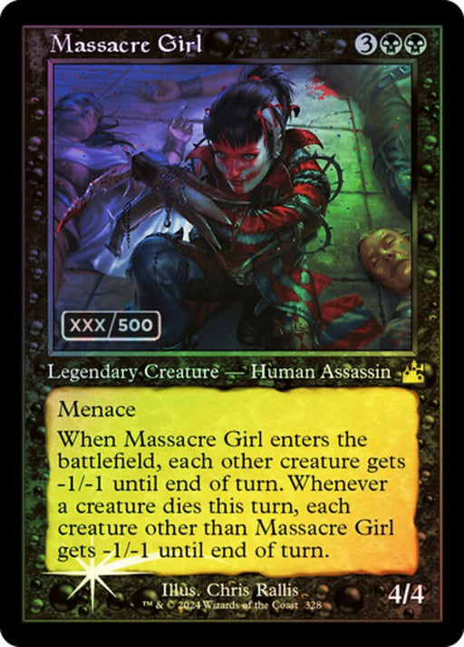 Massacre Girl - Retro Frame (Foil)
