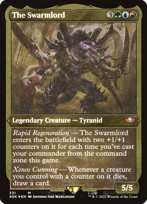 The Swarmlord - Etched - Inverted - Legendary - Etched (Etched Foil)