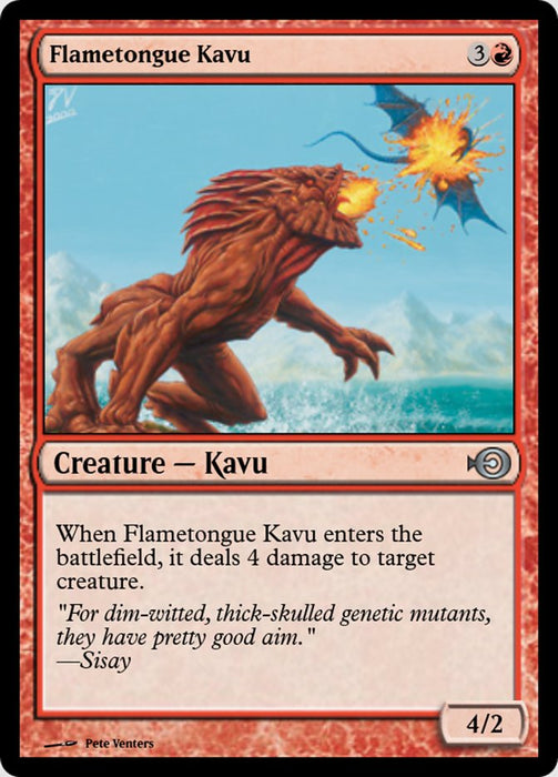 Flametongue Kavu (Foil)