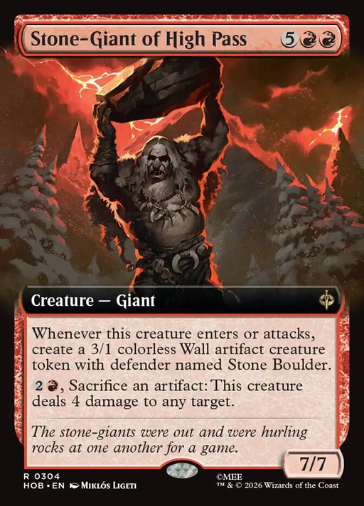 Stone-Giant of High Pass - Extended Art