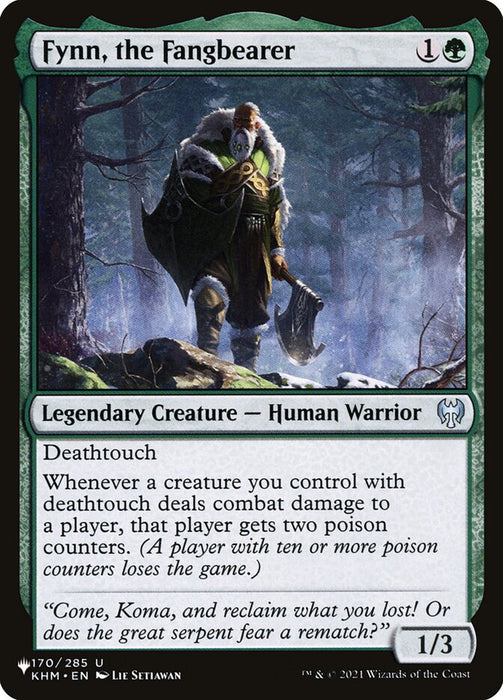 Fynn, the Fangbearer - Legendary