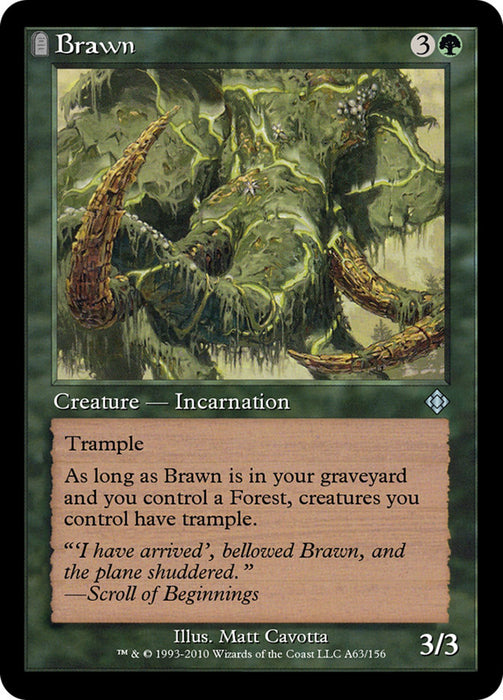 Brawn - Retro Frame - Tombstone