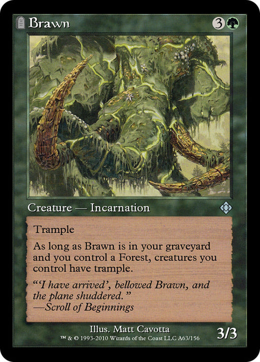Brawn - Retro Frame - Tombstone