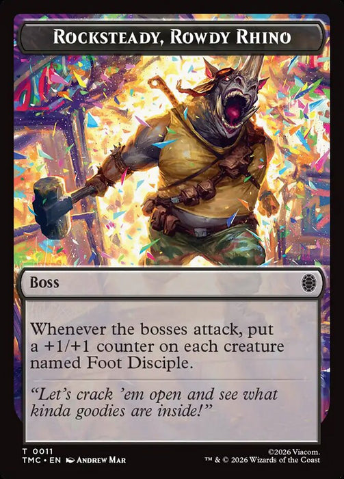 Rocksteady, Rowdy Rhino