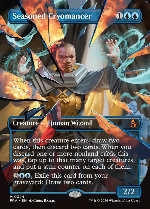 Seasoned Cryomancer - Borderless - Full Art