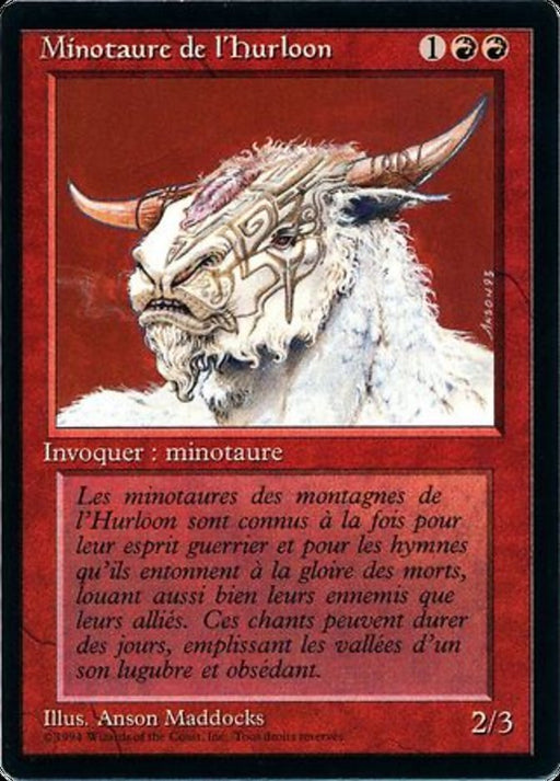 Minotaure de l'Hurloon - Hurloon Minotaur