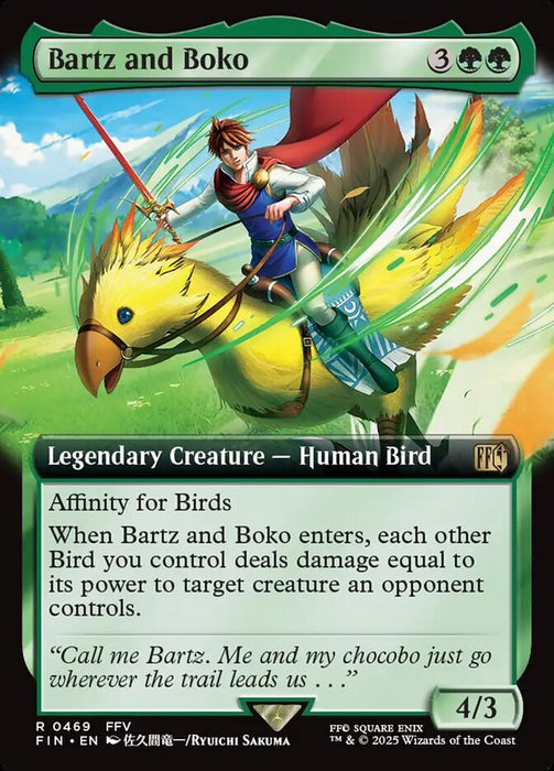 Bartz and Boko - Extended Art - Legendary