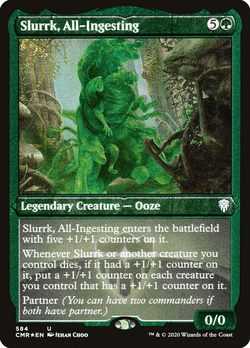 Slurrk, All-Ingesting - Etched - Inverted - Legendary - Etched (Foil)