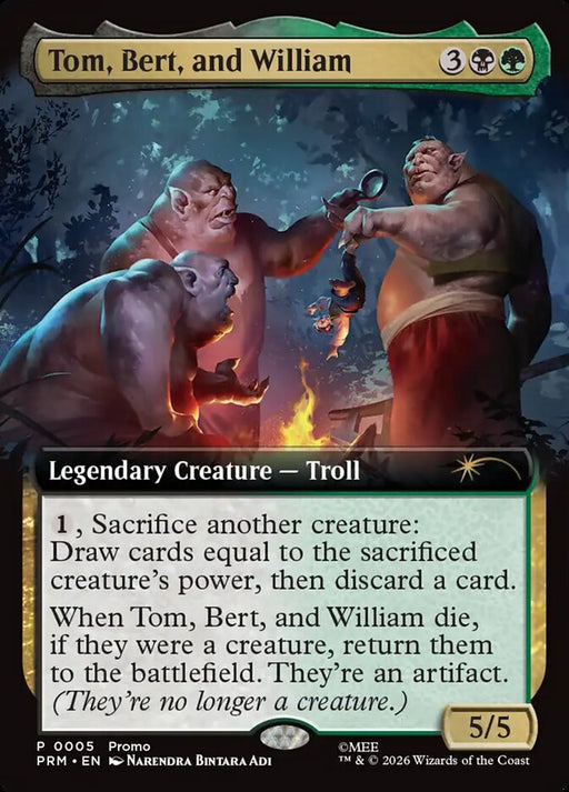 Tom, Bert, and William - Extended Art - Legendary